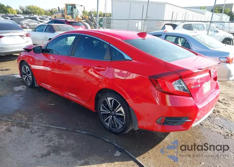 2017 Honda Civic Ex-T from USA, damaged, VIN 2HGFC1F33HH644545